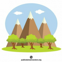 384 mountain free clipart | Public domain vectors