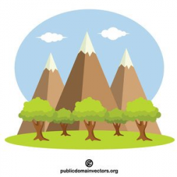 389 mountain free clipart | Public domain vectors