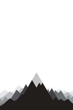 Minimalist mountains clipart images gallery for free ...