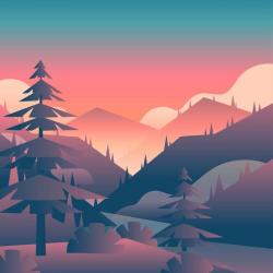 Mountain Sunset Landscape First Person View - Download Free ...