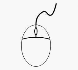 Computer Mouse Clipart Black And White , Transparent Cartoon ...