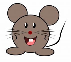 Mouse, Grey, Little, Animal, Cute, Happy - Mouse Face Clip ...