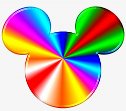 Rainbow Clipart Mouse - Rainbow Colors Mickey Mouse PNG Image ...