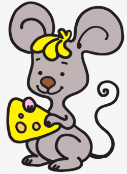 Cute Colored Little Mouse, Cute Clipart, Mouse Clipart, Lovely PNG ...