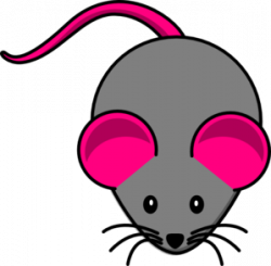 Pink Gray Mouse Clip Art at Clker.com - vector clip art online ...