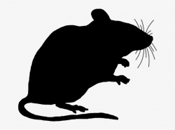 Shaow Clipart Rat - Mouse Clipart Silhouette PNG Image | Transparent ...