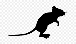 Mouse, Rat, Silhouette, transparent png image & clipart free download