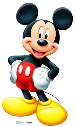 Mickey Mouse Life-Size Cardboard Stand-Up | Disney | Disney mickey ...