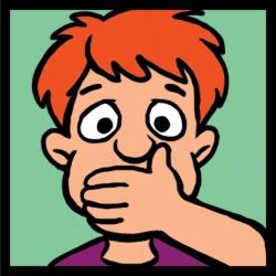 Hand Over Mouth Clipart