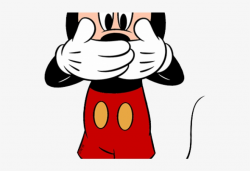 Ok Clipart Mickey Mouse Hand - Cartoon Character Covering Mouth ...