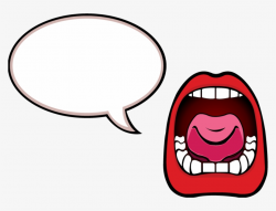 Talking Mouth Clipart - Screaming Mouth Cartoon - 772x547 PNG ...