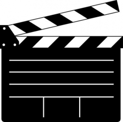 Clapper Board Vector For Movie Or Film Clipart Picture