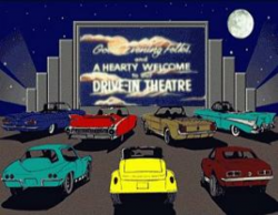 Free Drive-in-Movie Clipart