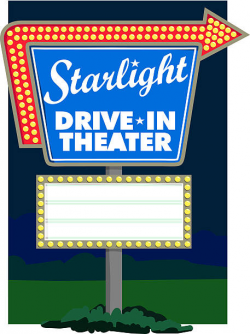Drive in movie clipart » Clipart Station