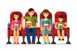 Cinema clipart family movie, Cinema family movie Transparent ...