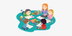 Family Clipart - Family Watching Movies Clipart Transparent ...