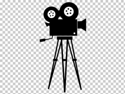 Movie camera Photographic film Cinema Silhouette, Silhouette ...