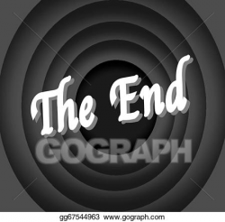 EPS Vector - The end movie ending screen . Stock Clipart ...