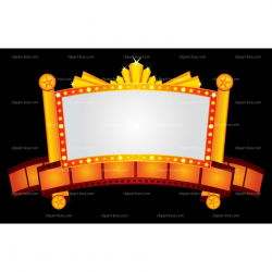 Movie theater billboard clipart - Clip Art Library