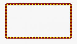 Marquee Lights Border Clipart - Concessions Menu Movie ...