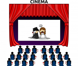 Clipart Theatre Rideaux Scene Planches Acteurs Representa ...