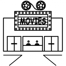 Movie theater building clipart black and white - Clip Art ...