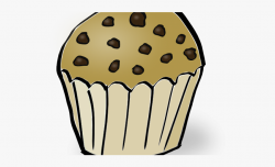 Muffin Clipart Chocolate Chip Muffin - Muffin Png ...