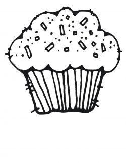 Free Black And White Muffin, Download Free Clip Art, Free ...