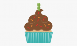 Muffin Clipart Bday Cupcake - Birthday Cupcake Png Vector ...