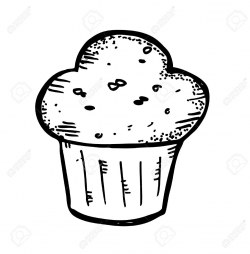 Muffin clipart black and white 4 » Clipart Station