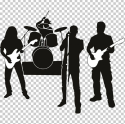 Rock Band Musical Ensemble Silhouette Graphics PNG, Clipart, Audio ...