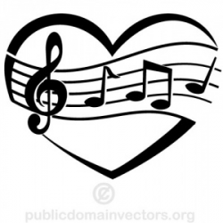 Music notes clipart black and white free 2 - Clipartix