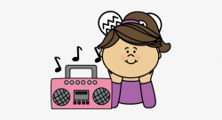 Music Clipart Cute - Listen To Music Clipart Transparent PNG ...