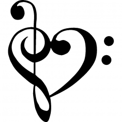 Music Notes Heart Clip Art | Clipart Panda - Free Clipart Images