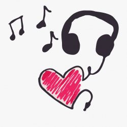 Music Note Heart - Music Clipart, Cliparts & Cartoons - Jing.fm