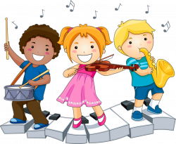 HD Png Etsy Clip Art And School - Music Kids Cartoon , Free ...