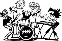 55+ Rock Band Clipart | ClipartLook