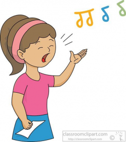 Music : girl-singing-with-notes-in-air-clipart-616132 : Classroom ...