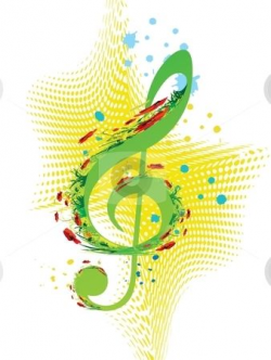 spring music | Spring music stock vector clipart, Spring music ...