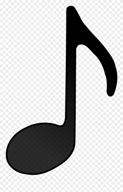 Clipart - Music Note Clipart Black And White - Png Download (#68612 ...