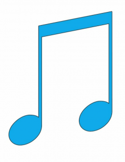 Blue Music Note Clipart | Clipart Panda - Free Clipart Images