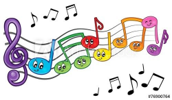 Cartoon music notes theme image 2 | Music art_clip art_illustrations ...