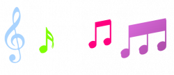 Music Notes Clipart Colorful | Clipart Panda - Free Clipart Images