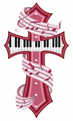 MUSICAL CROSS | MUSIC | Music clipart, Cross pictures, Music painting