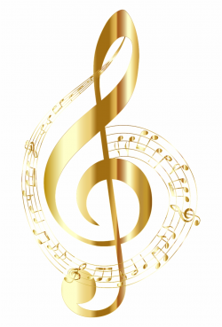 Gold Music Note , Png Download - Gold Musical Notes Png Free PNG ...