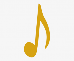 Music Notes Clipart Golden - Gold Music Note Png Transparent PNG ...