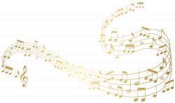 Gold Music Notes Clipart Image | Gallery Yopriceville - High ...