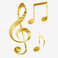 Musical Note Sheet Music PNG, Miscellaneous, Text, Gold PNG ...