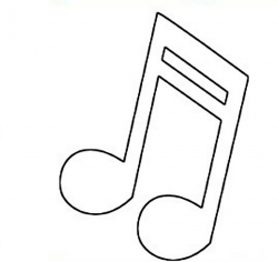 Free Music Note Outline, Download Free Clip Art, Free Clip Art on ...