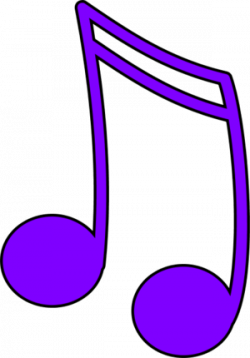 Purple Music Note Clip Art | Clipart Panda - Free Clipart Images